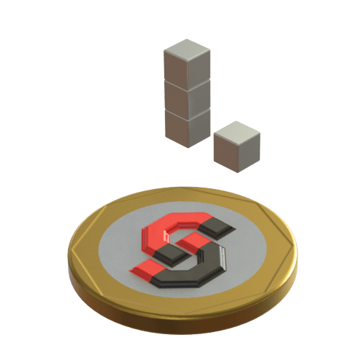 N52 Neodymium magnet cube : 4mm - Supreme Magnets