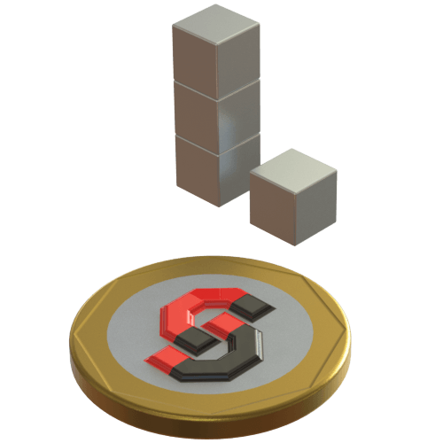 N52 Neodymium magnet cube : 6mm - Supreme Magnets