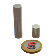 N52 Neodymium magnet cylinder : 10mm OD x 14mm T