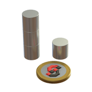 N52 Neodymium magnet cylinder : 12mm OD x 12mm T