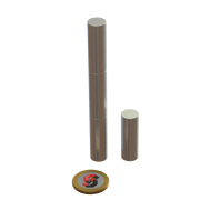 N52 Neodymium magnet cylinder : 12mm OD x 35mm T - Supreme Magnets