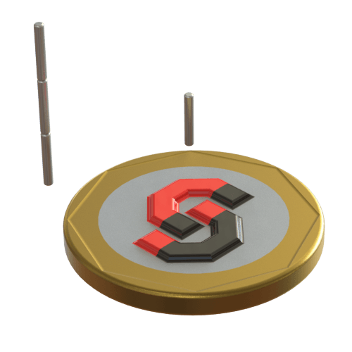 N52 Neodymium magnet cylinder : 1mm OD x 6mm T - Supreme Magnets