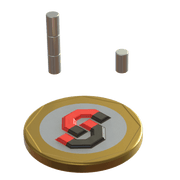 N52 Neodymium magnet cylinder : 3mm OD x 5mm T - Supreme Magnets