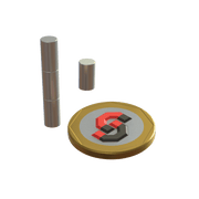 N52 Neodymium Magnet Cylinder 5mm OD x 10mm H - The Quaint Magnet Shop of Supreme Magnets