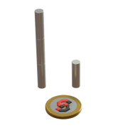 N52 Neodymium magnet cylinder : 6mm OD x 20mm T - Supreme Magnets