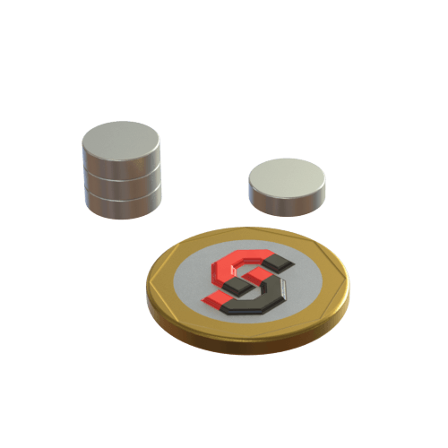 N52 Neodymium magnet disc : 10mm OD x 3mm T - Supreme Magnets