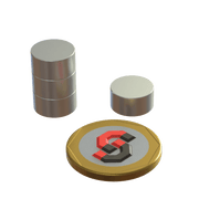 N52 Neodymium magnet disc : 12mm OD x 6mm T - Supreme Magnets