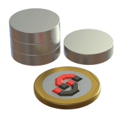 N52 Neodymium magnet disc : 20mm OD x 5mm T - Supreme Magnets
