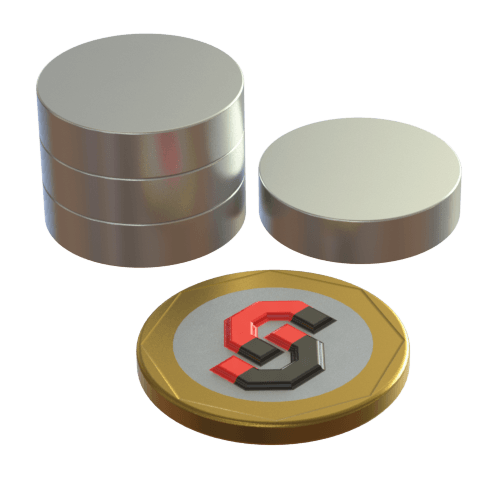 N52 Neodymium magnet disc : 20mm OD x 5mm T - Supreme Magnets