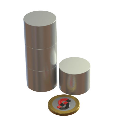 N52 Neodymium magnet disc : 25mm OD x 20mm T - Supreme Magnets
