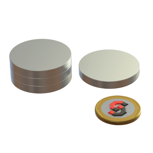 N52 Neodymium magnet disc : 35mm OD x 2mm T - Supreme Magnets