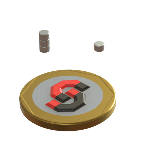 N52 Neodymium magnet disc : 3mm OD x 2mm T - Supreme Magnets