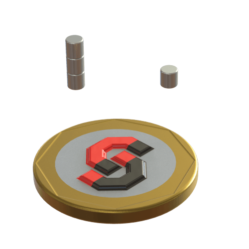N52 Neodymium magnet disc : 3mm OD x 3mm T - Supreme Magnets