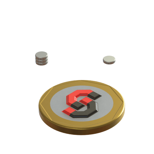 N52 Neodymium magnet disc : 4mm OD x 1mm T - Supreme Magnets