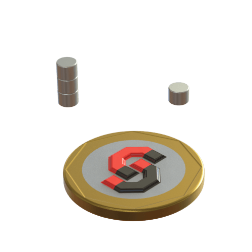 N52 Neodymium magnet disc : 4mm OD x 3mm T - Supreme Magnets