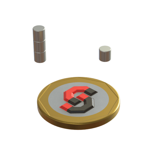 N52 Neodymium magnet disc : 4mm OD x 4mm T - Supreme Magnets