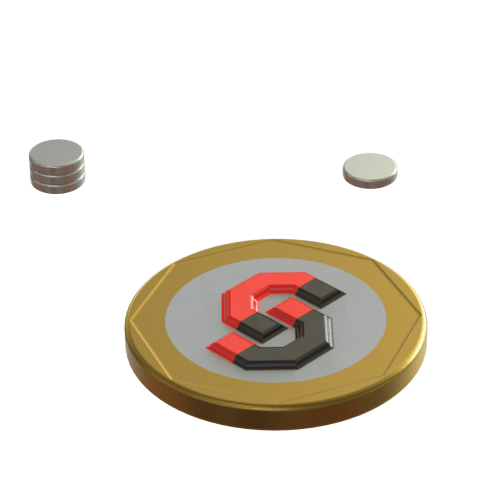 N52 Neodymium magnet disc : 5mm OD x 1mm T - The Quaint Magnet Shop