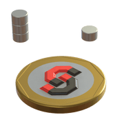 N52 Neodymium magnet disc : 5mm OD x 3mm T