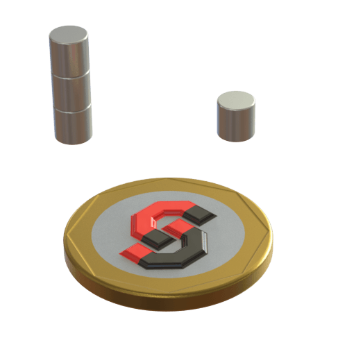 N52 Neodymium magnet disc : 5mm OD x 5mm T - Supreme Magnets