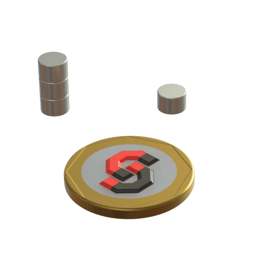 N52 Neodymium magnet disc : 6mm OD x 4mm T - Supreme Magnets