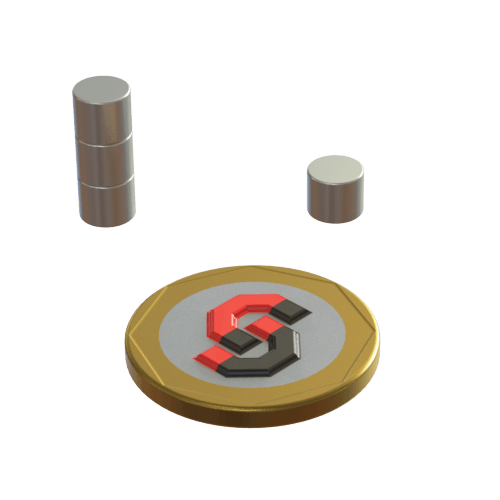 N52 Neodymium magnet disc : 6mm OD x 5mm T - Supreme Magnets