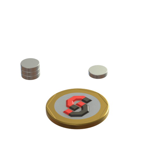 N52 Neodymium magnet disc : 8mm OD x 2mm T - Supreme Magnets