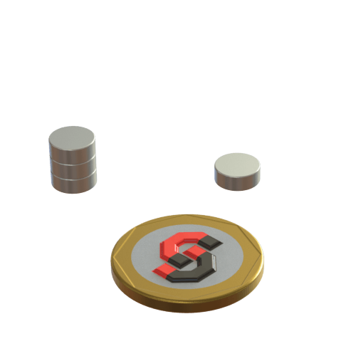 N52 Neodymium magnet disc : 8mm OD x 3mm T - Supreme Magnets