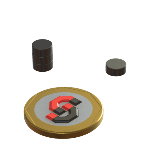 N52 Neodymium magnet disc Epoxy : 7mm OD x 3mm T - Supreme Magnets