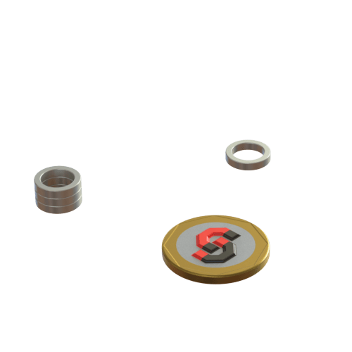 N52 Neodymium magnet ring : 11.2mm OD x 8mm ID x 2.2mm T - The Quaint Magnet Shop
