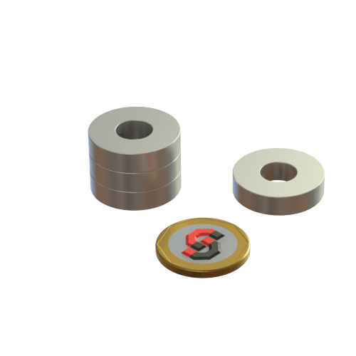 N52 Neodymium magnet ring : 25mm OD x 10mm ID x 6mm T - Supreme Magnets