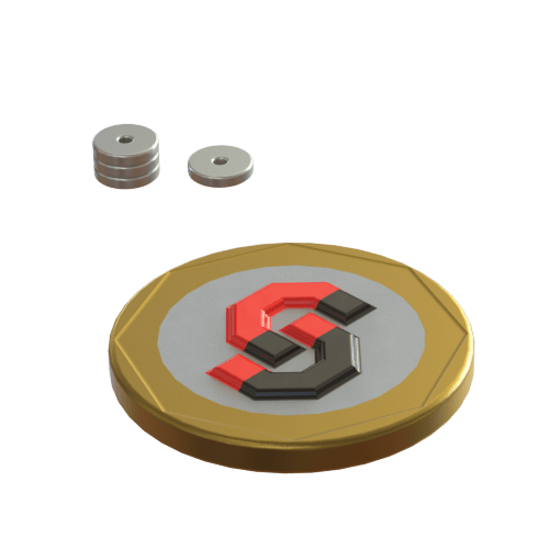 N52 Neodymium magnet ring : 5mm OD x 1mm ID x 1mm T - The Quaint Magnet Shop
