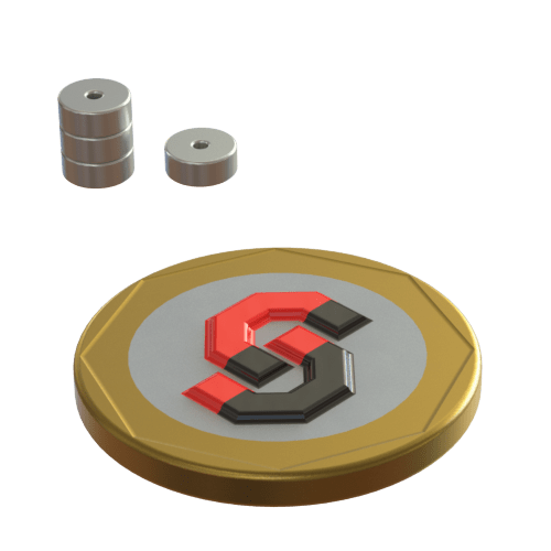 N52 Neodymium magnet ring : 5mm OD x 1mm ID x 2mm T - The Quaint Magnet Shop