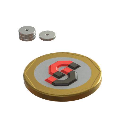 N52 Neodymium magnet ring : 6mm OD x 1mm ID x 1mm T - The Quaint Magnet Shop