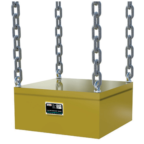 Overhead Separator : Manual Cleaning Permanent Magnet Suspended Separator - Supreme Magnets