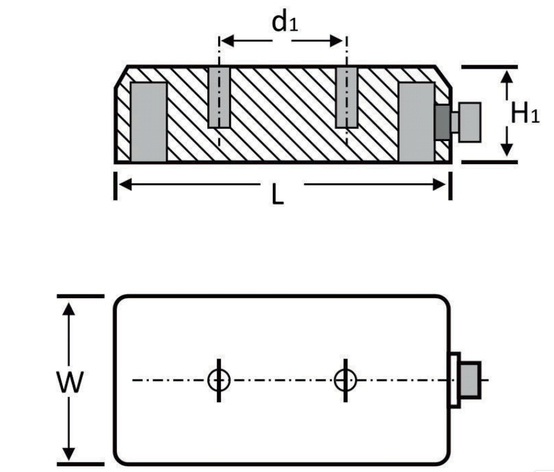 Rectangular Electro Pot Flexilift Magnet - Supreme Magnets
