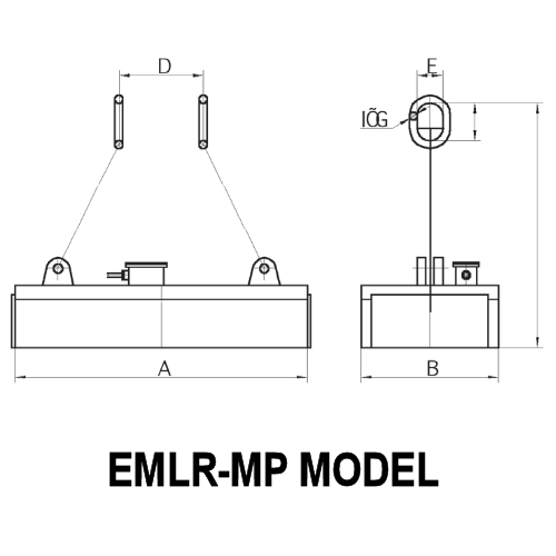 Rectangular Module Electromaxlift - Powerful rectangular general purpose lifting electromagnet - Supreme Magnets
