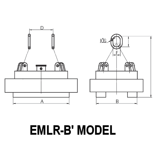 Rectangular Module Electromaxlift - Powerful rectangular general purpose lifting electromagnet - Supreme Magnets