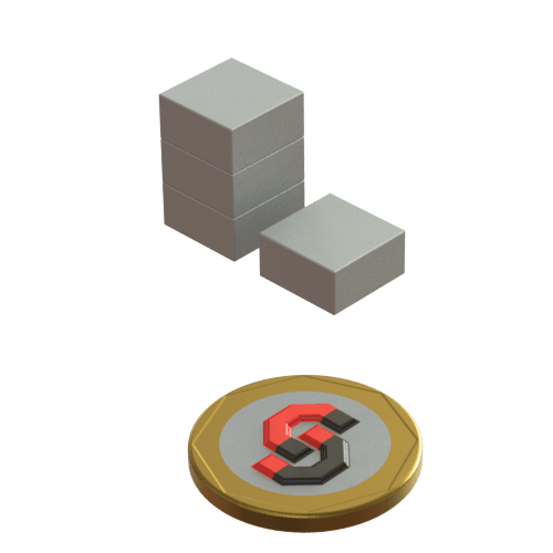 Samarium Cobalt magnet : 12mm L x 12mm W x 6mm T block - Supreme Magnets