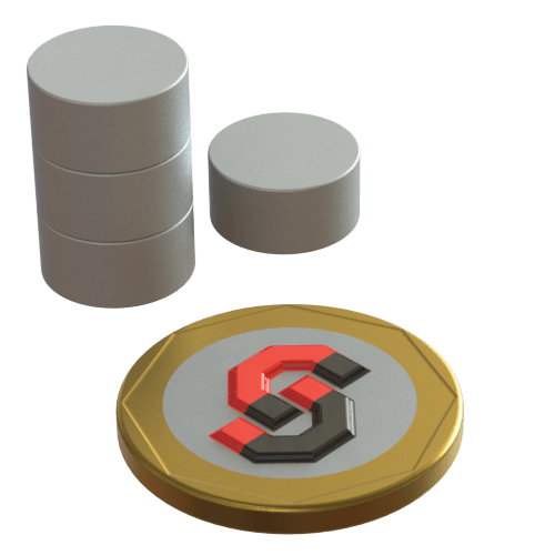 Samarium Cobalt magnet : 12mm OD x 6mm T disc - Supreme Magnets