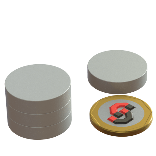 Samarium Cobalt magnet : 25mm OD x 6mm T disc - Supreme Magnets