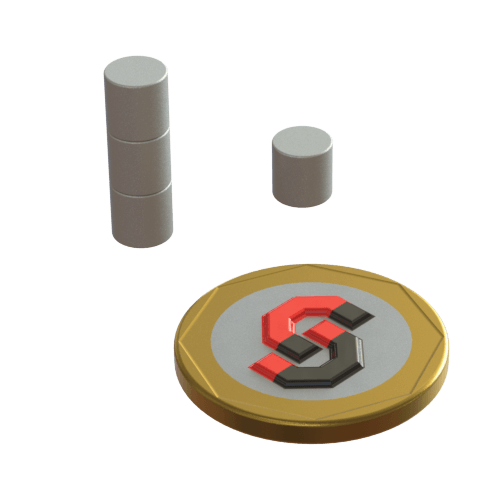 Samarium Cobalt magnet : 6mm OD x 6mm T disc - Supreme Magnets