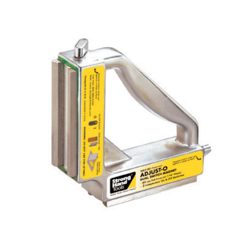 Strong Hand Adjust-O Dual Switch Magnet SquaresWelding Magnet Tools