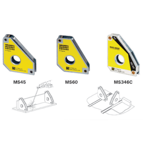Strong Hand Standard Magnet Squares Fitup and Welding Magnet Tools - Supreme Magnets